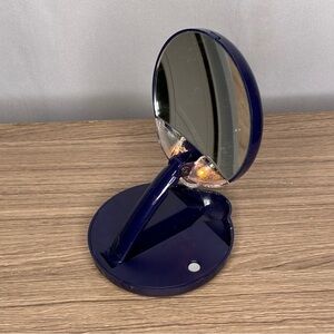 🐼 3/$25 Travel Navy Blue Vanity Mirror with Light
